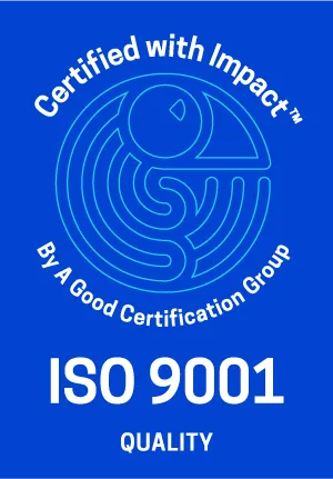 AGCG Certified ISO 9001 Logo